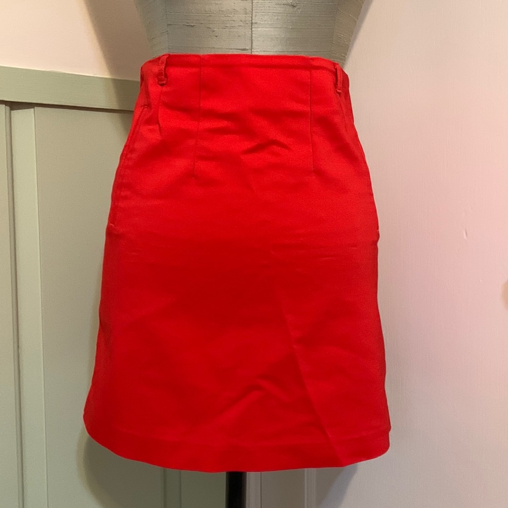 Tailored mini skirt